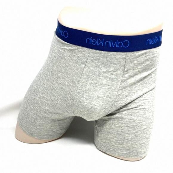 💖MEGA SALE💖Calvin Klein Classic Boxer Briefs Blue Grey NB2730903 Men's Pack 3 - Picture 5 of 9